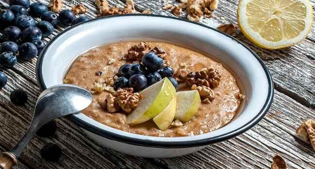Creamy soup makes the menu for gout more varied